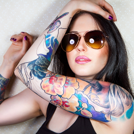 Woman with Tattoos
